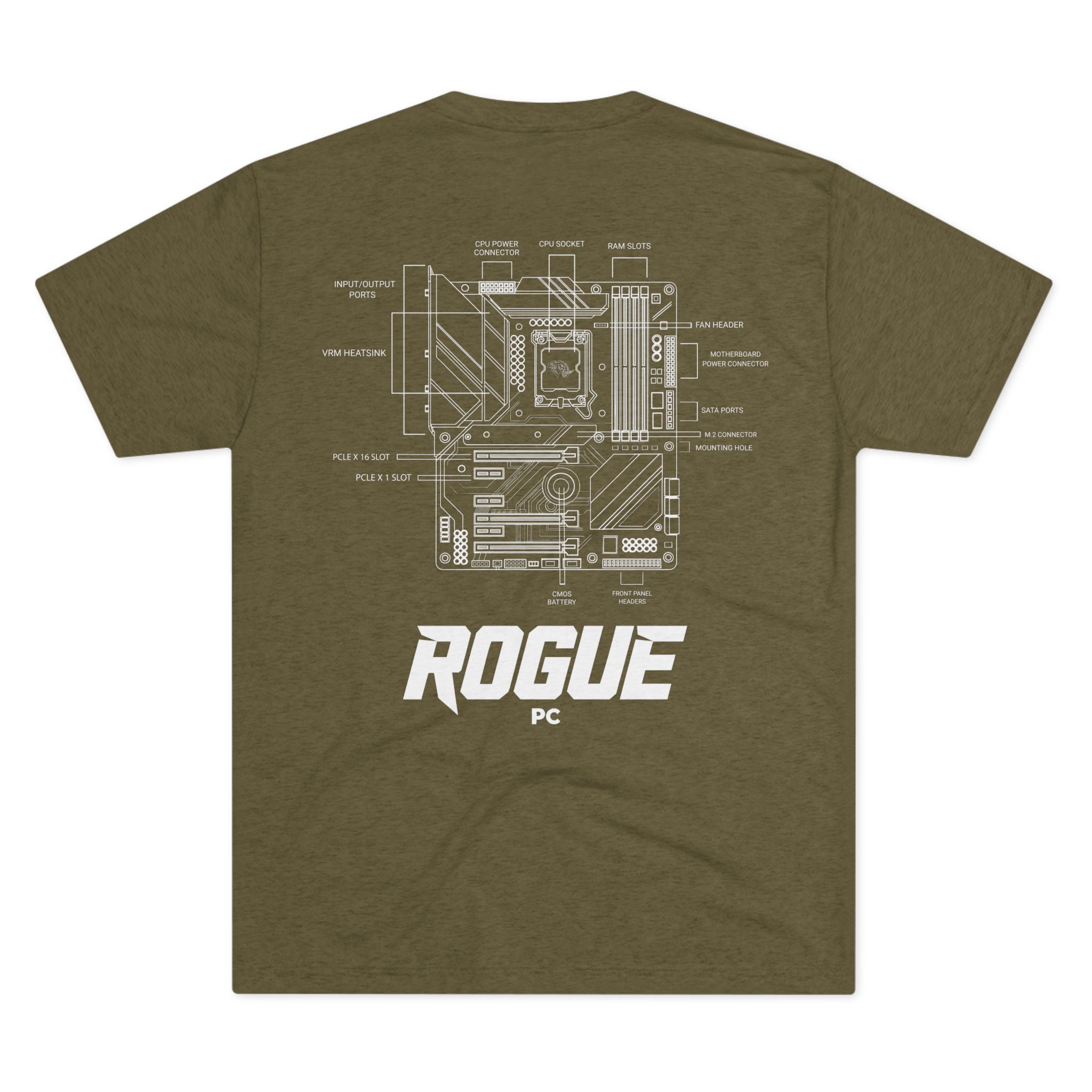 Rogue PC Motherboard Blueprint Tee