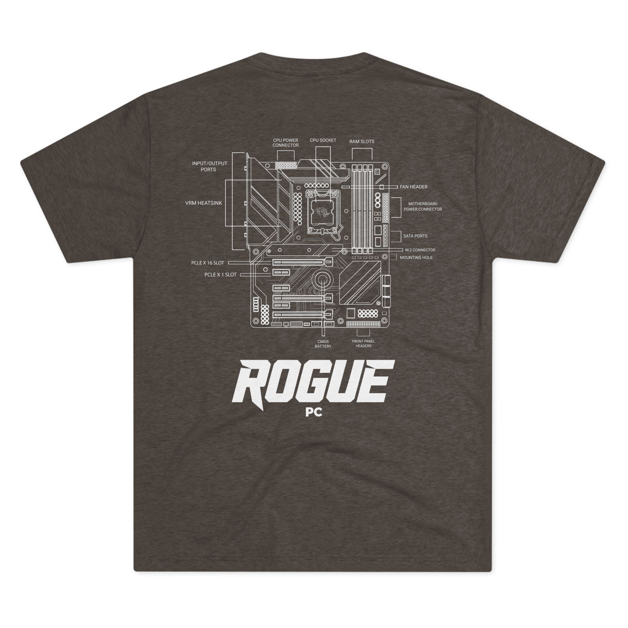 Rogue PC Motherboard Blueprint Tee