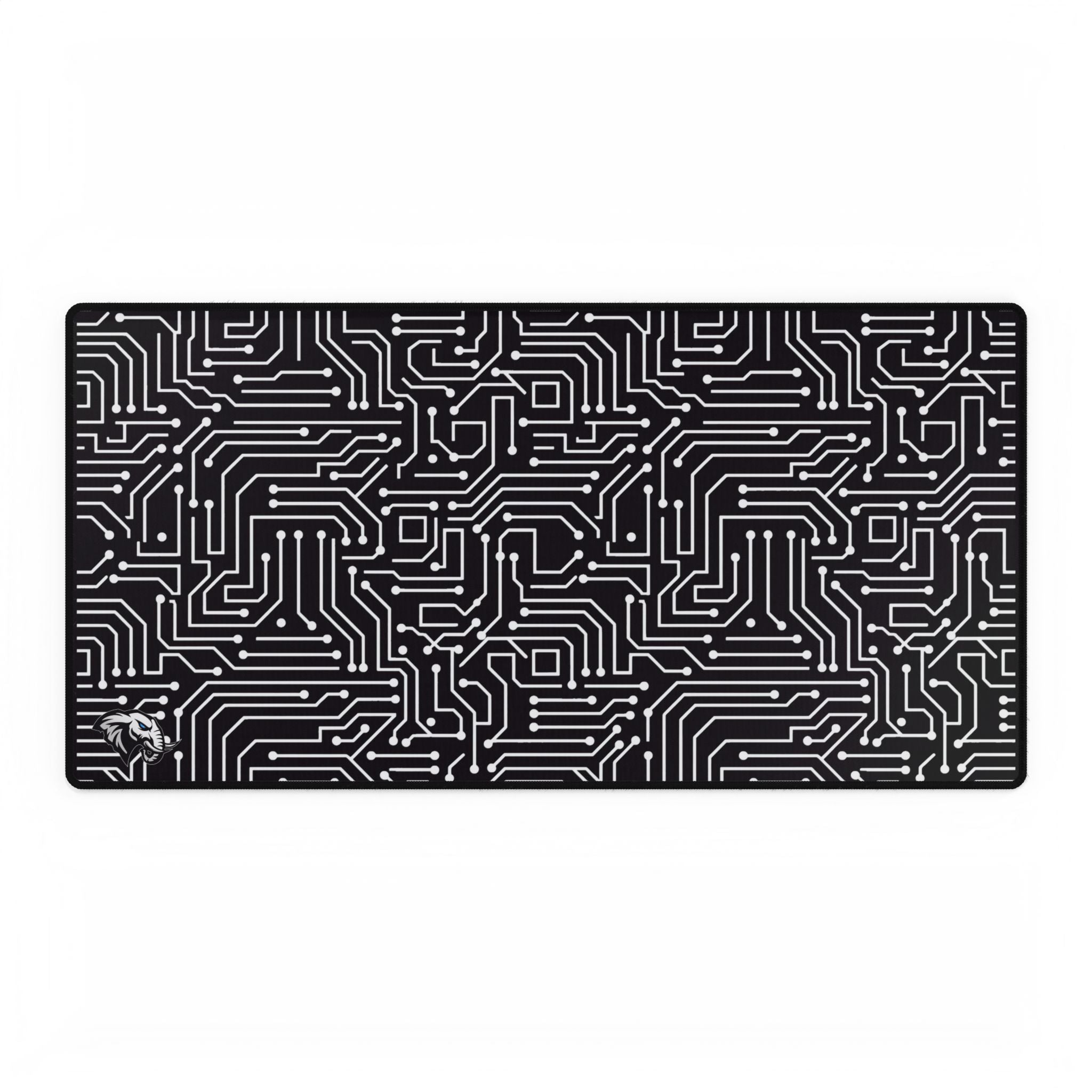 Circuit Board Desk Mat - White