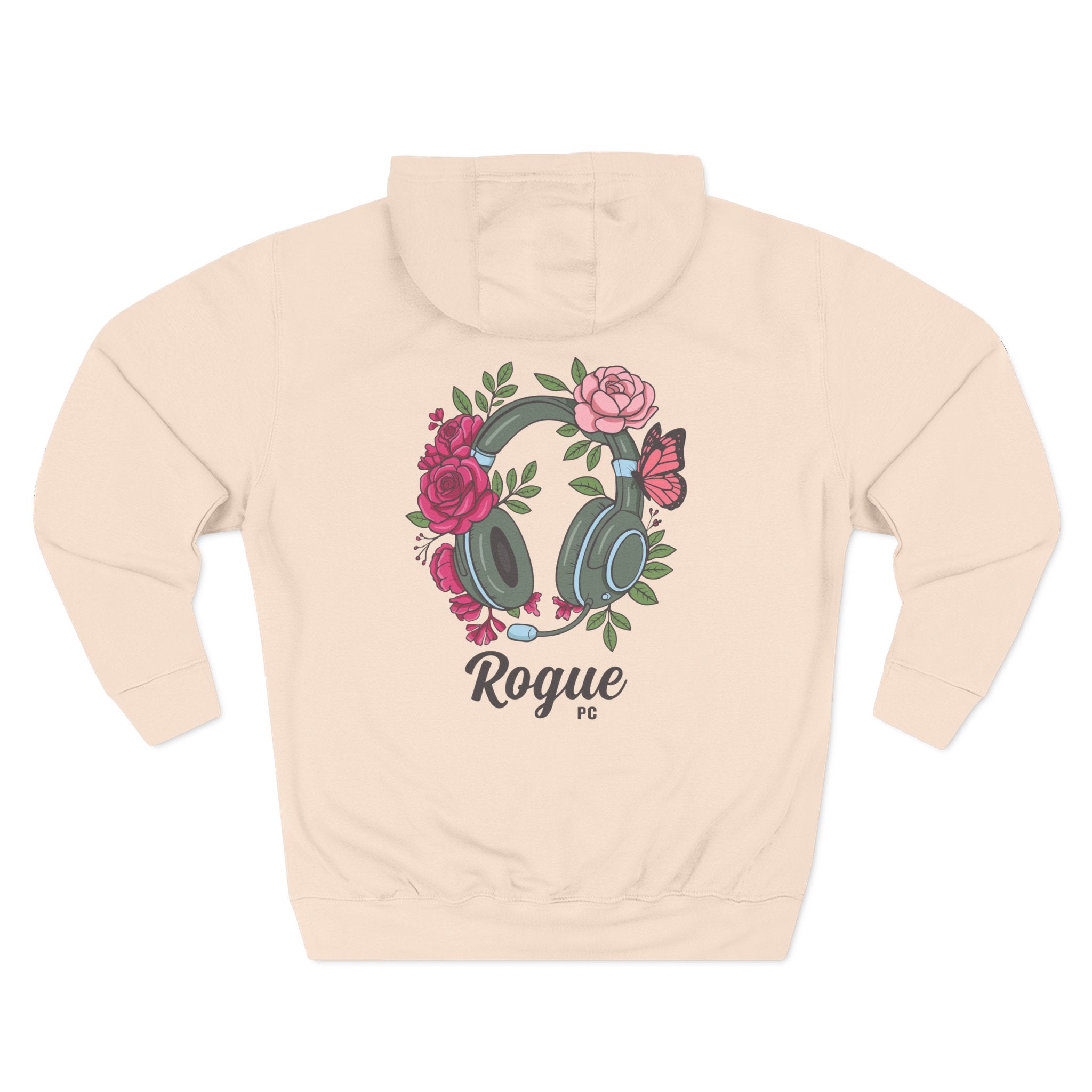 Floral Headset Hoodie