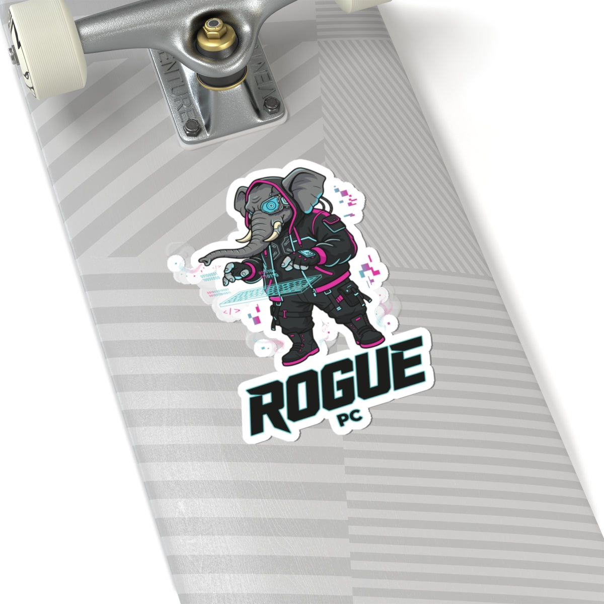 Rogue Cyberpunk Elephant Sticker