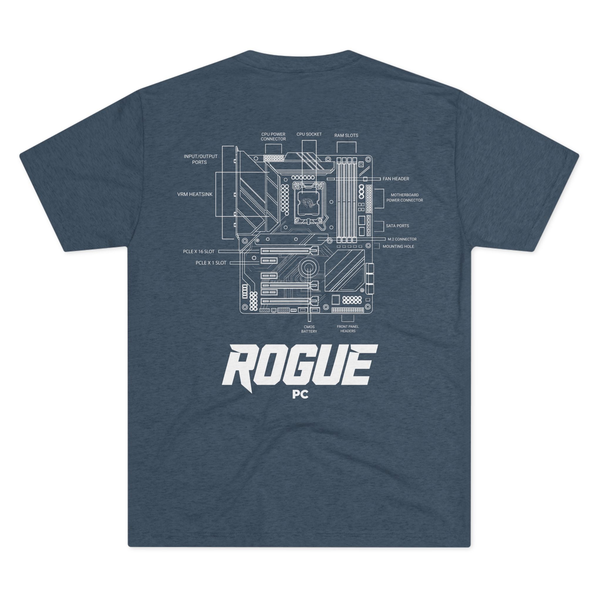 Rogue PC Motherboard Blueprint Tee