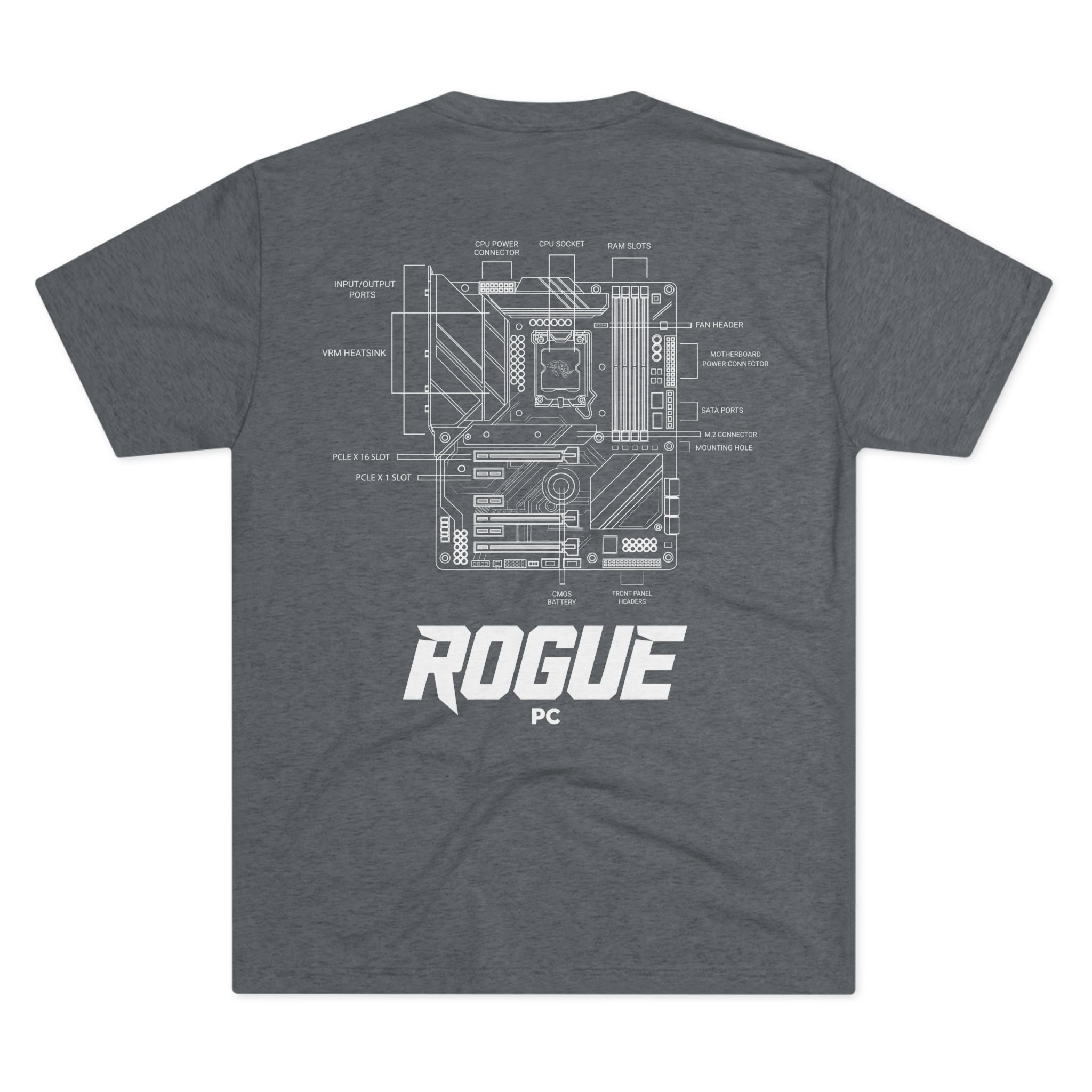 Rogue PC Motherboard Blueprint Tee