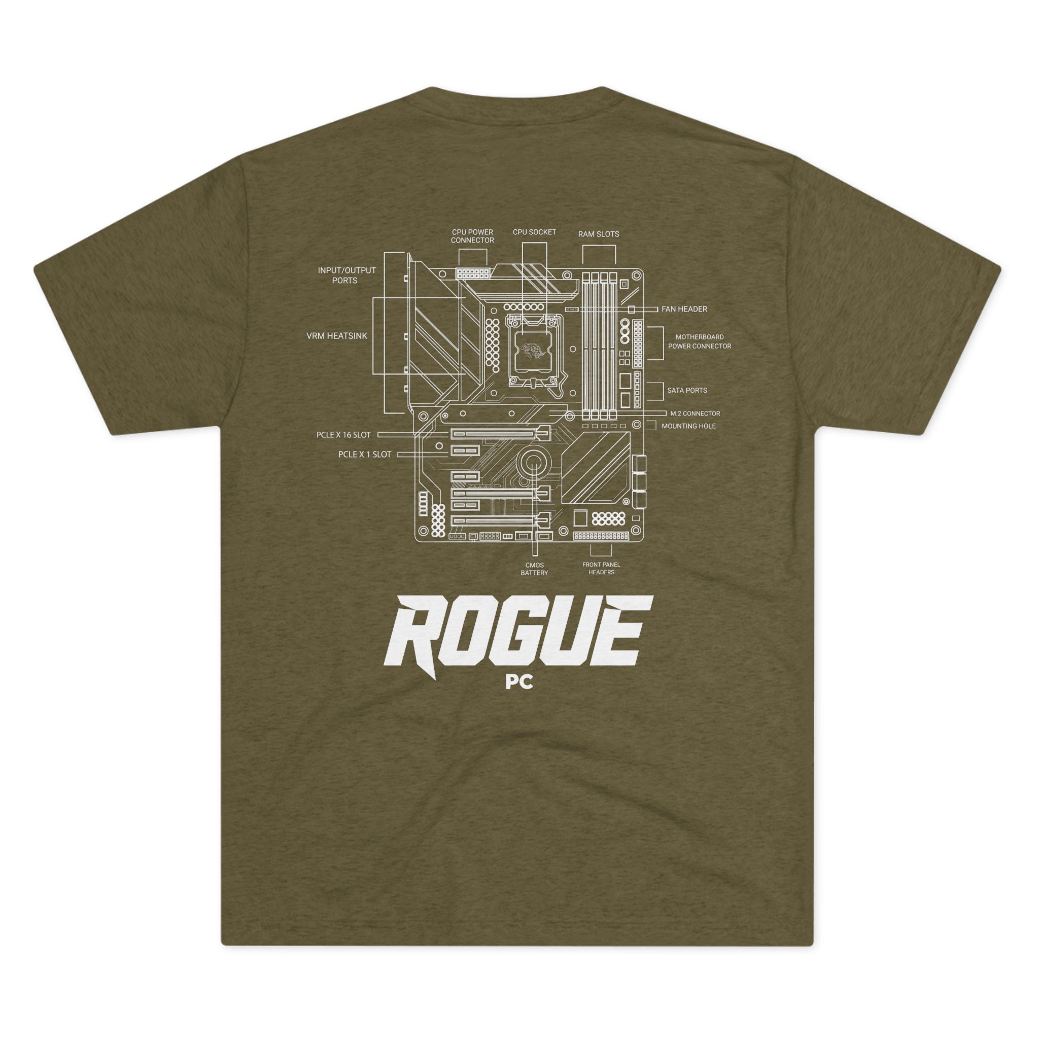 Rogue PC Motherboard Blueprint Tee