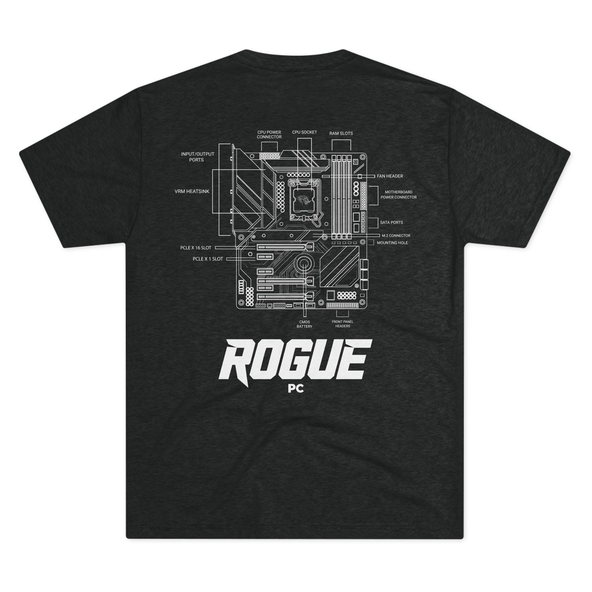 Rogue PC Motherboard Blueprint Tee