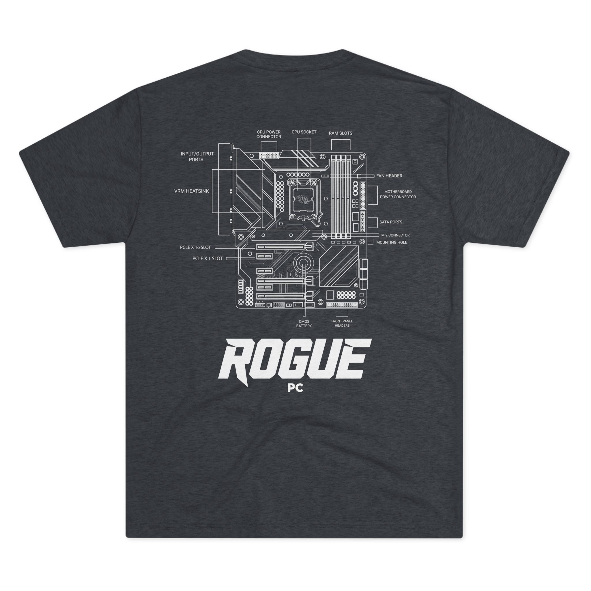 Rogue PC Motherboard Blueprint Tee