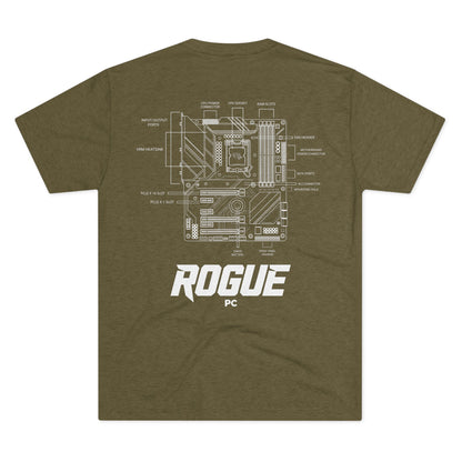 Rogue PC Motherboard Blueprint Tee