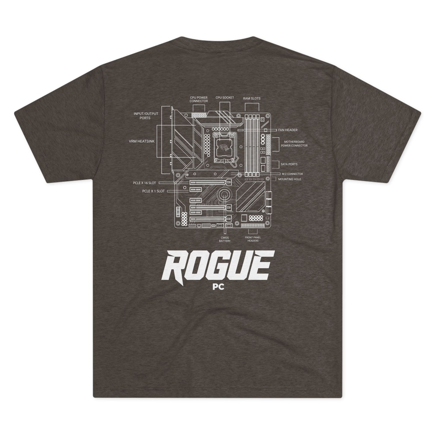 Rogue PC Motherboard Blueprint Tee