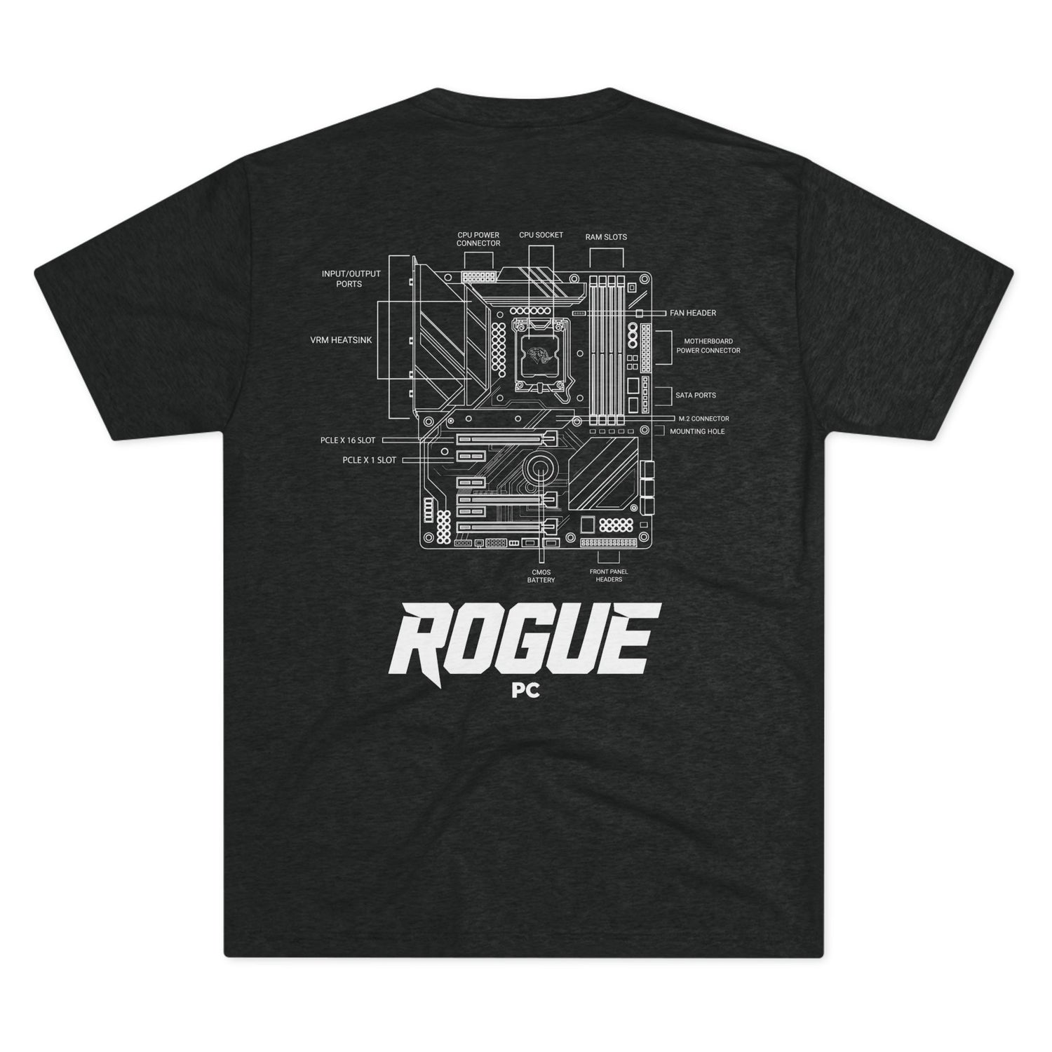 Rogue PC Motherboard Blueprint Tee