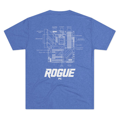 Rogue PC Motherboard Blueprint Tee