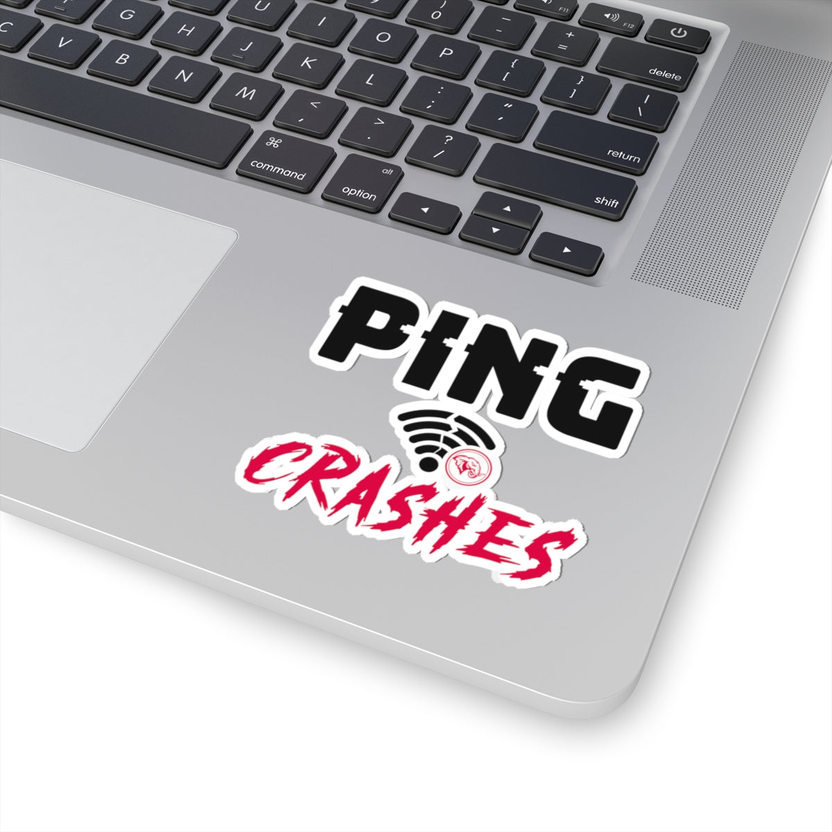 Ping Crashes Sticker