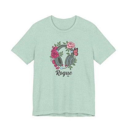 Floral Headset Tee