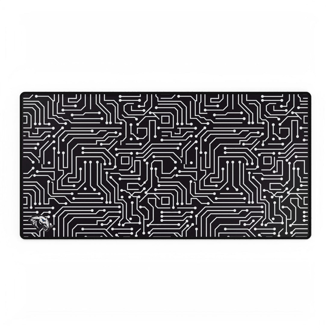 Circuit Board Desk Mat - White