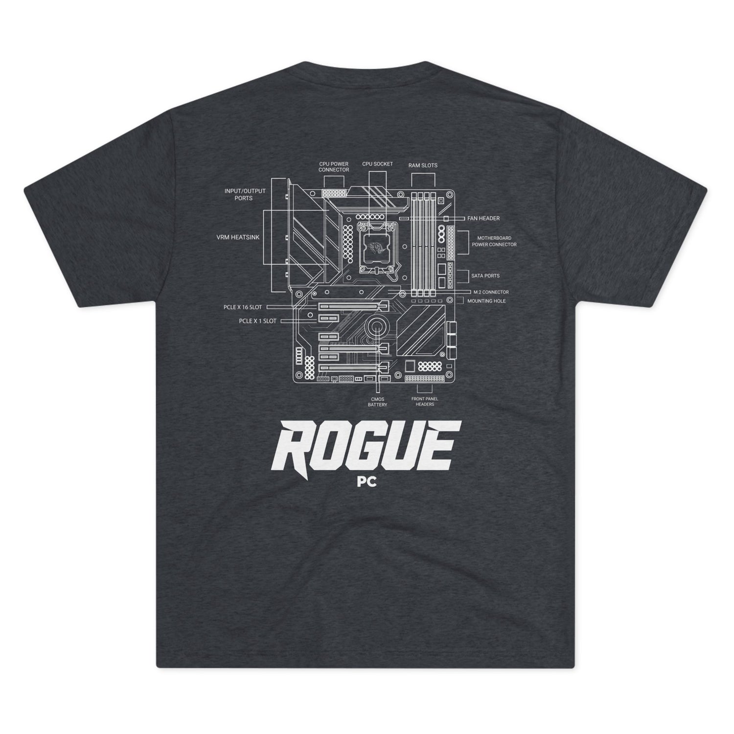 Rogue PC Motherboard Blueprint Tee