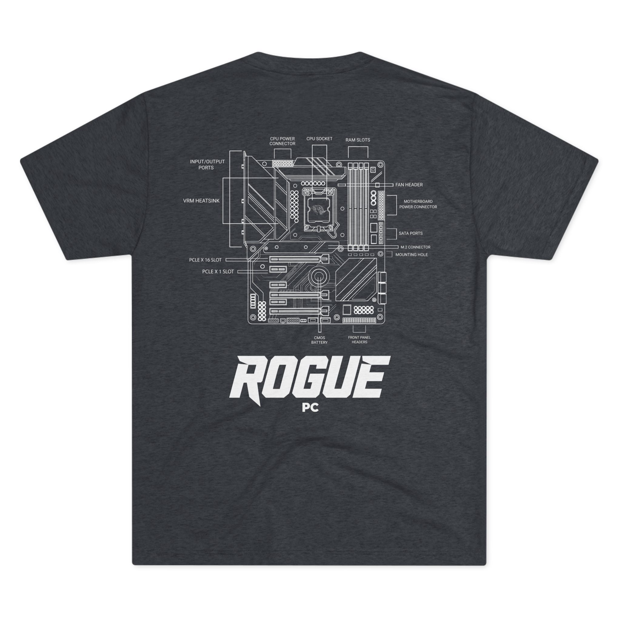 Rogue PC Motherboard Blueprint Tee