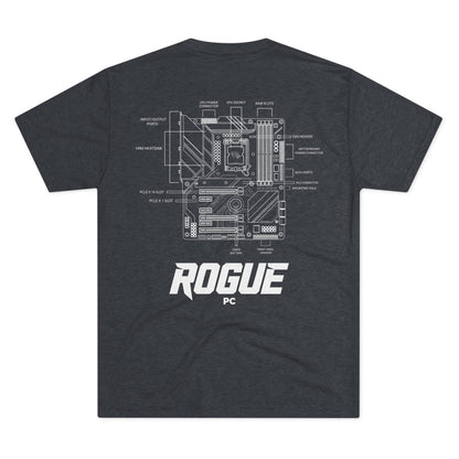 Rogue PC Motherboard Blueprint Tee