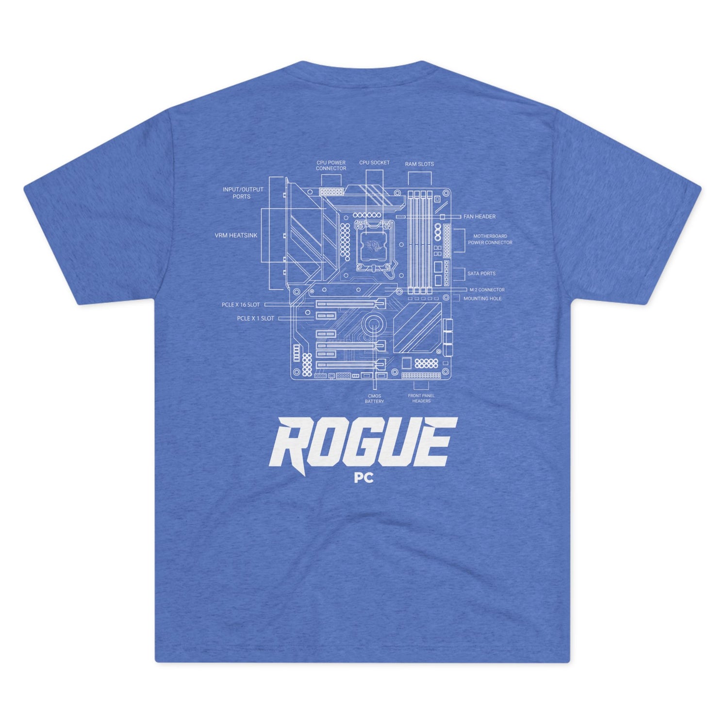 Rogue PC Motherboard Blueprint Tee