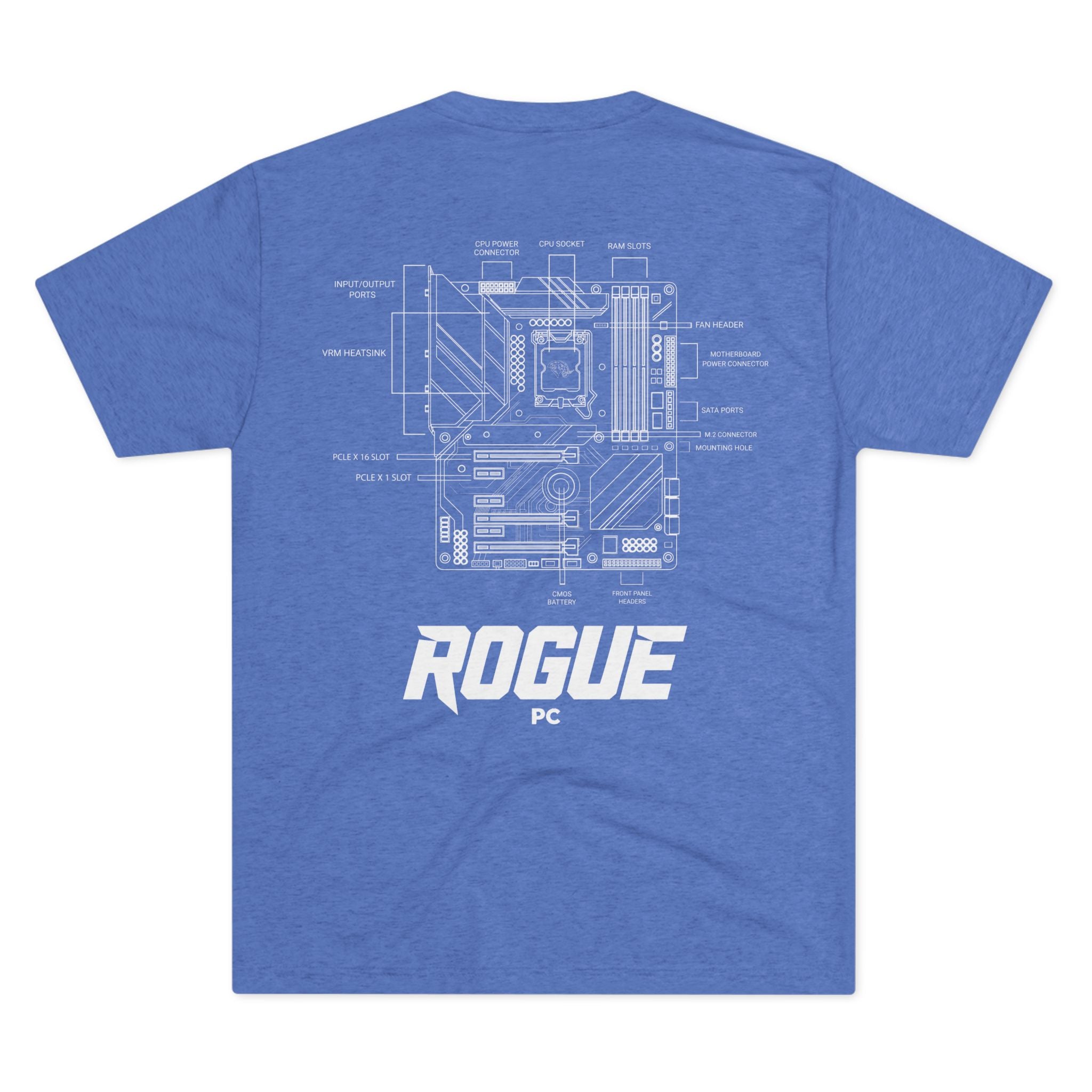 Rogue PC Motherboard Blueprint Tee