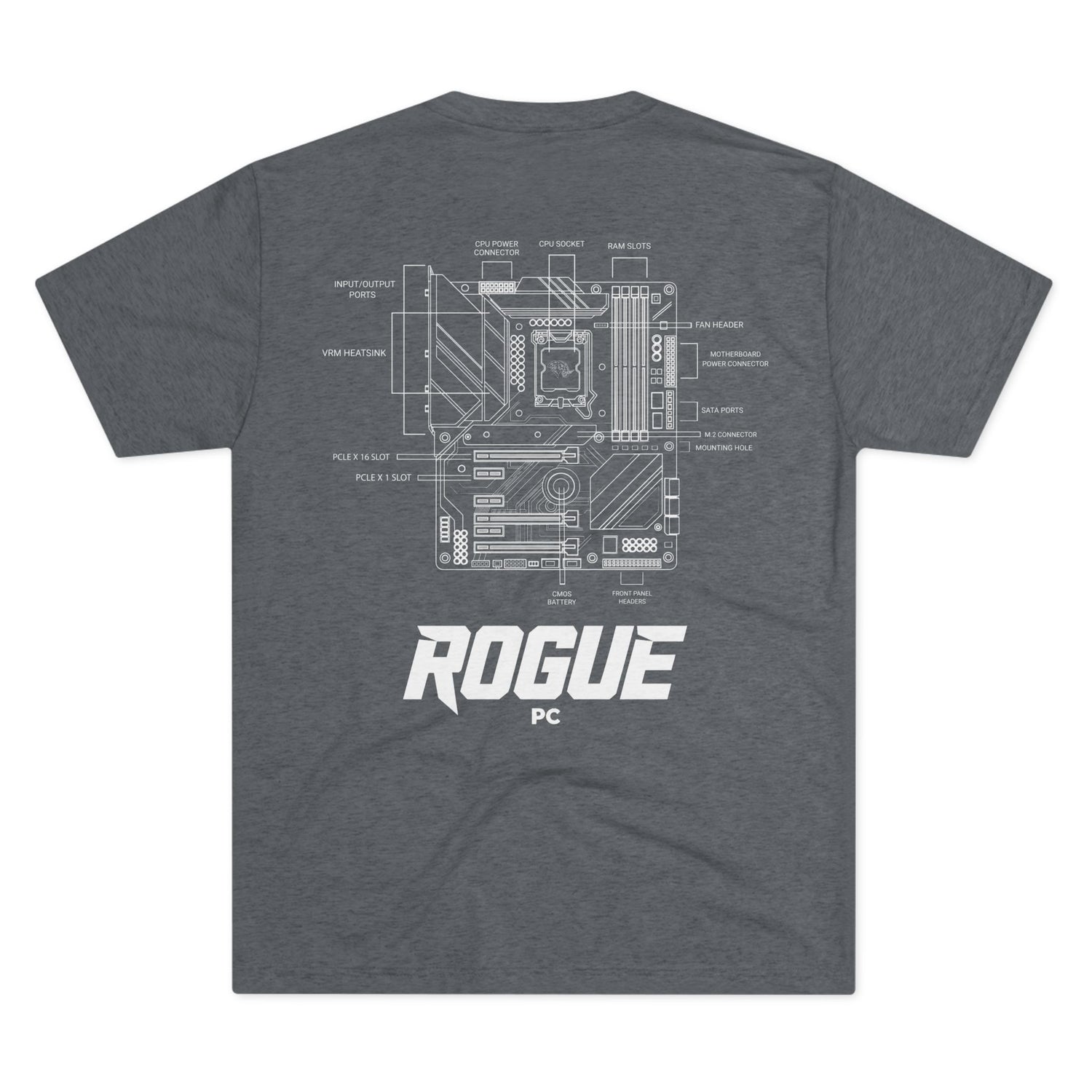 Rogue PC Motherboard Blueprint Tee