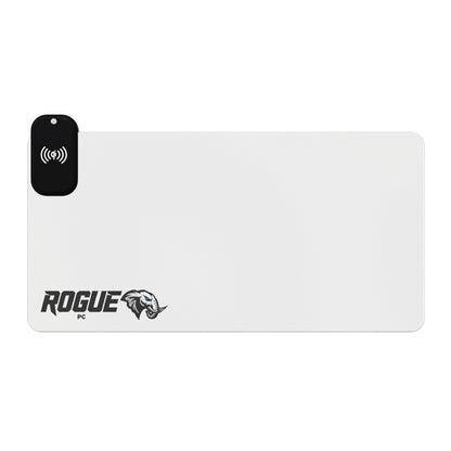 LED Wireless Charging White Rogue Mat-Rogue PC Co.