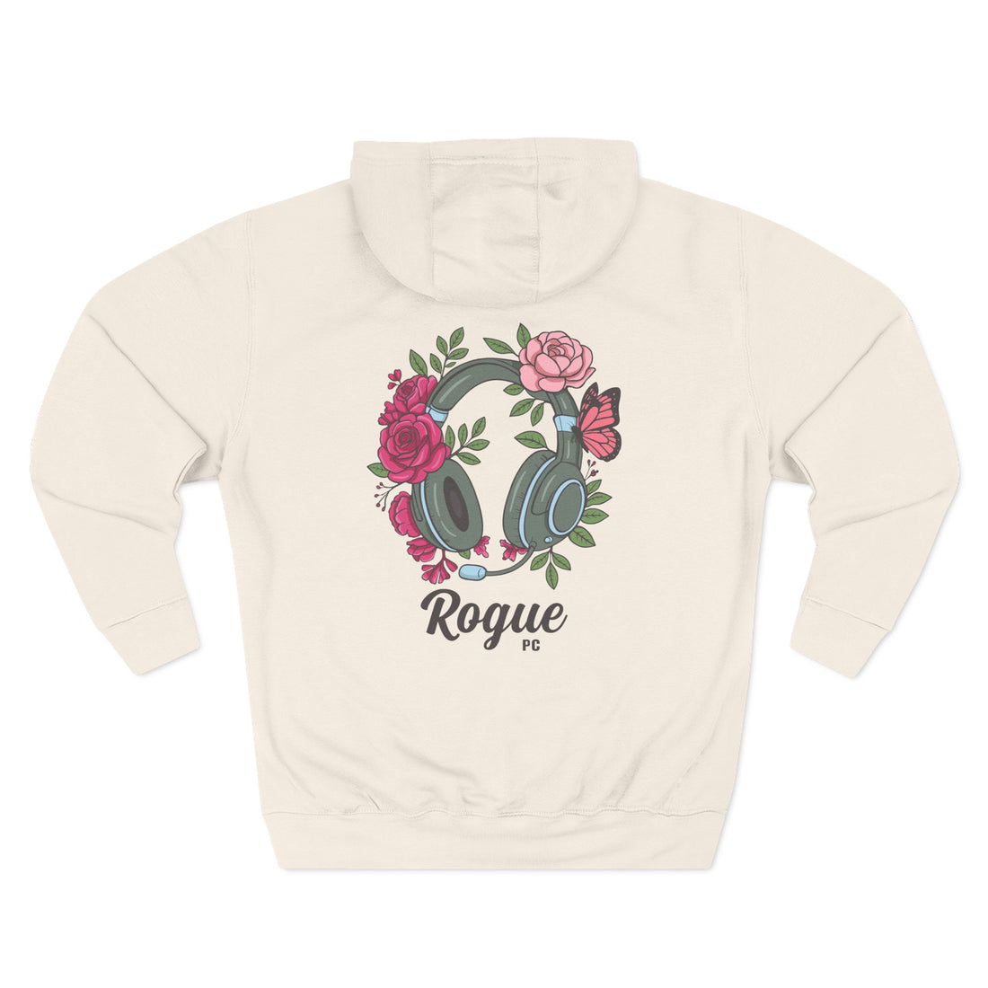 Floral Headset Hoodie