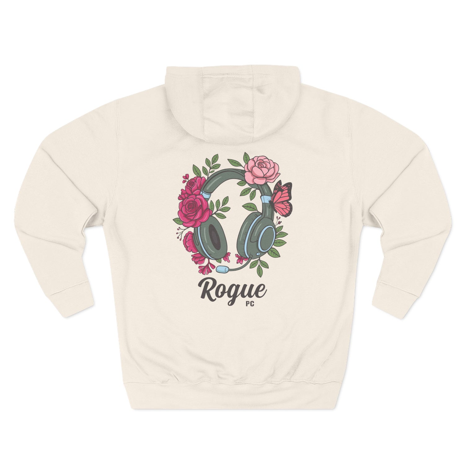 Floral Headset Hoodie