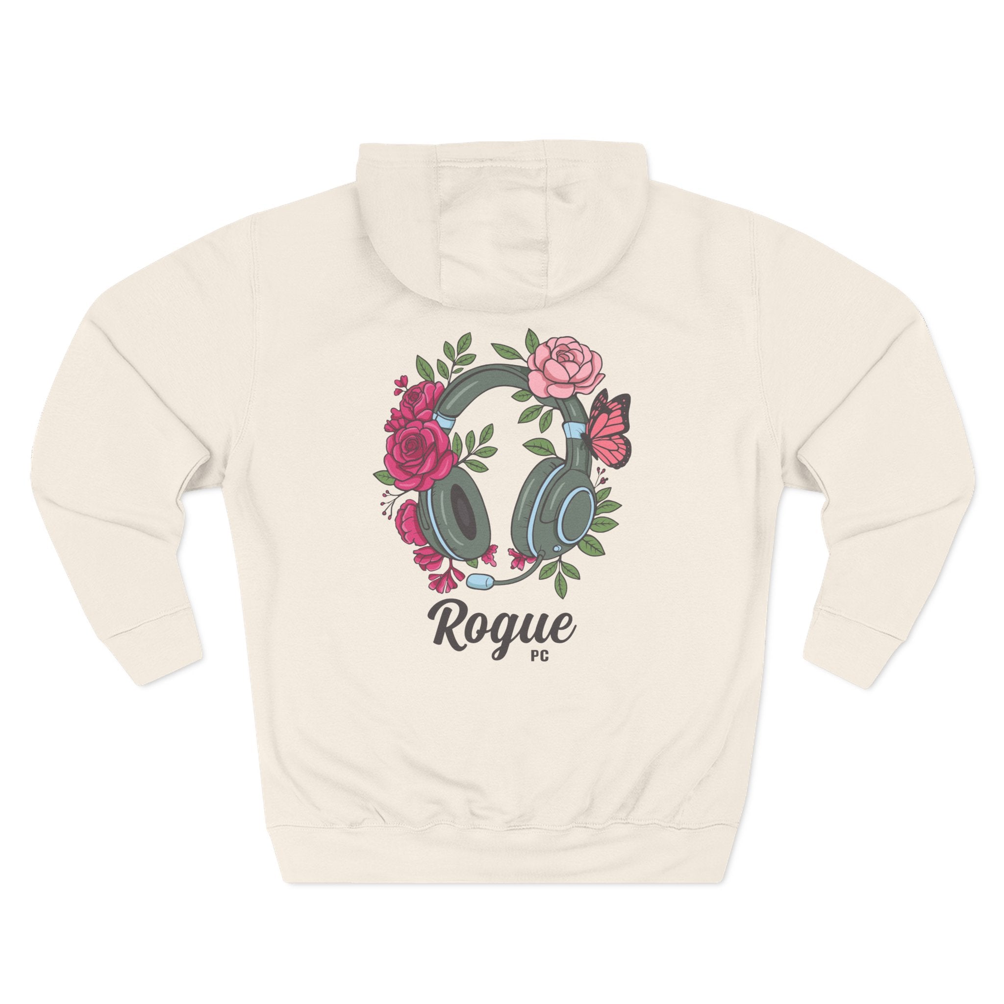 Floral Headset Hoodie