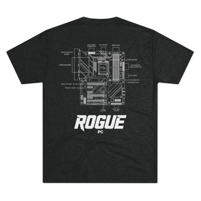 Rogue PC Motherboard Blueprint Tee