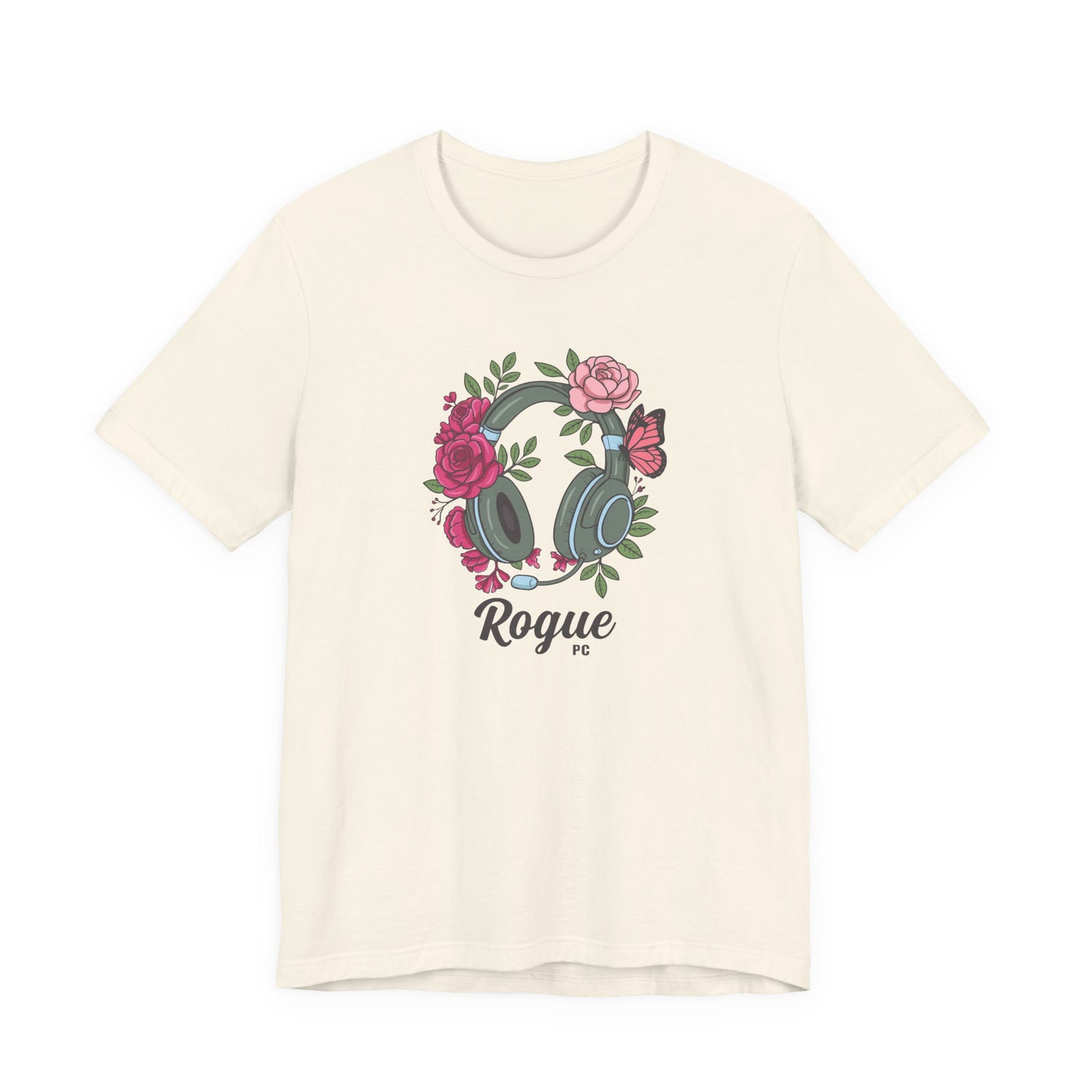 Floral Headset Tee