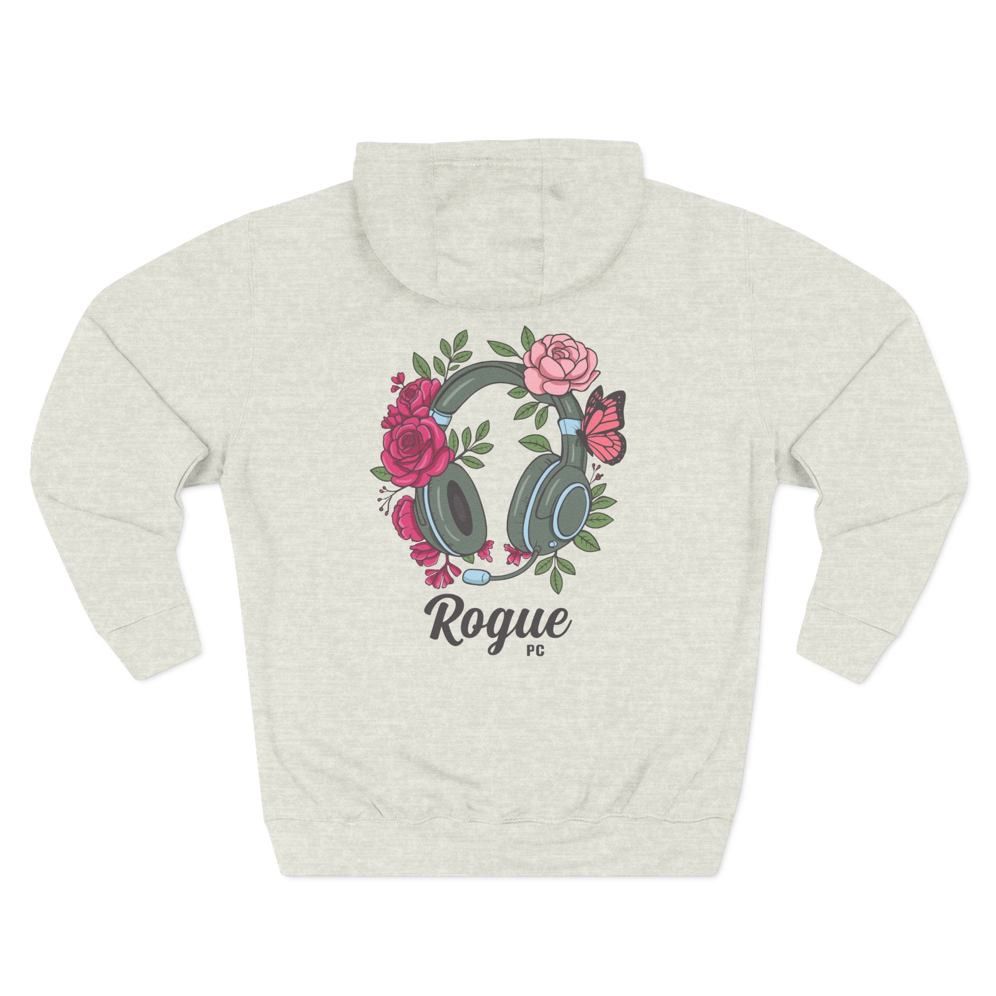 Floral Headset Hoodie