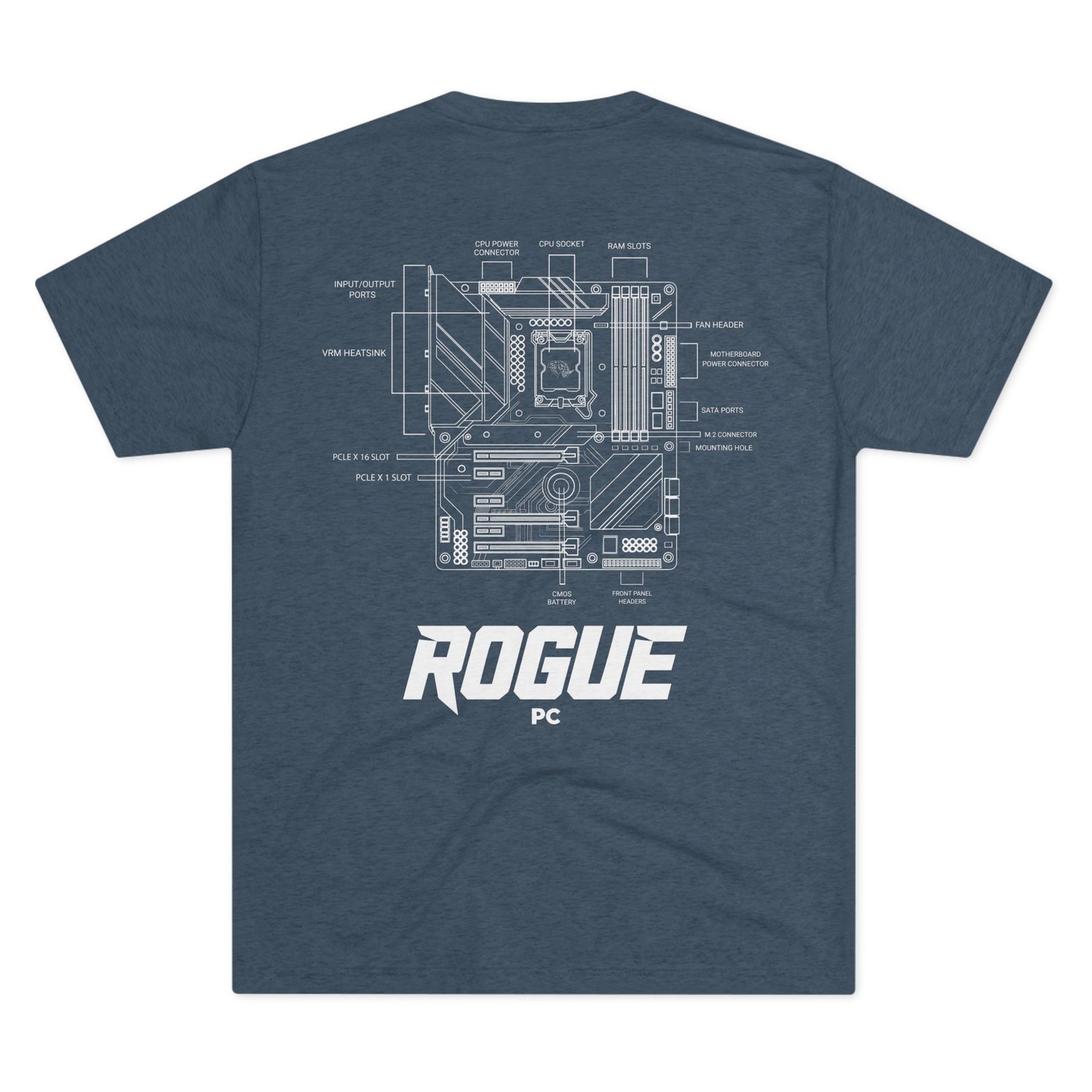 Rogue PC Motherboard Blueprint Tee