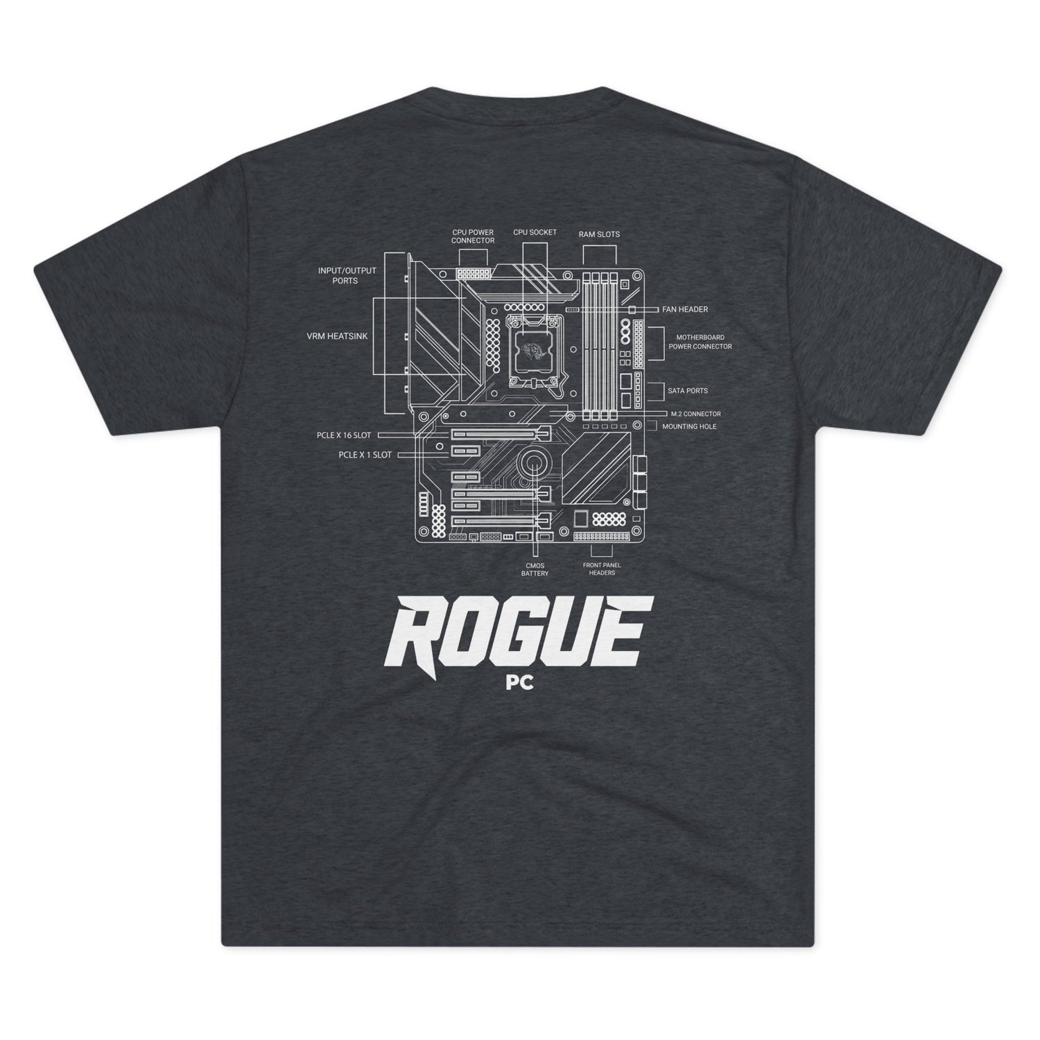 Rogue PC Motherboard Blueprint Tee
