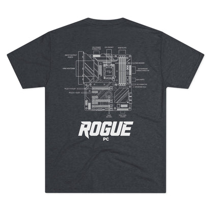 Rogue PC Motherboard Blueprint Tee