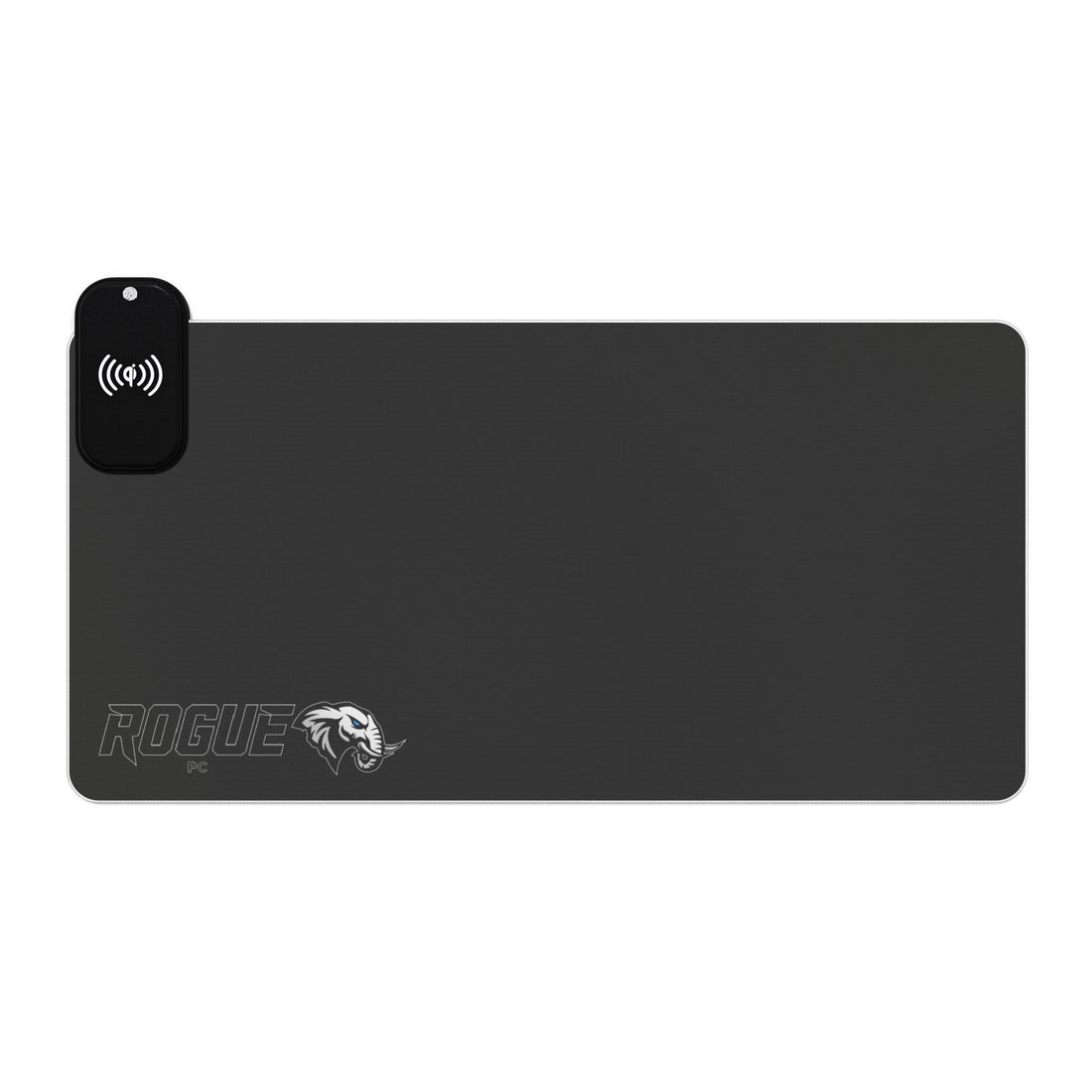 LED Wireless Charging Black Rogue Mat-Rogue PC Co.