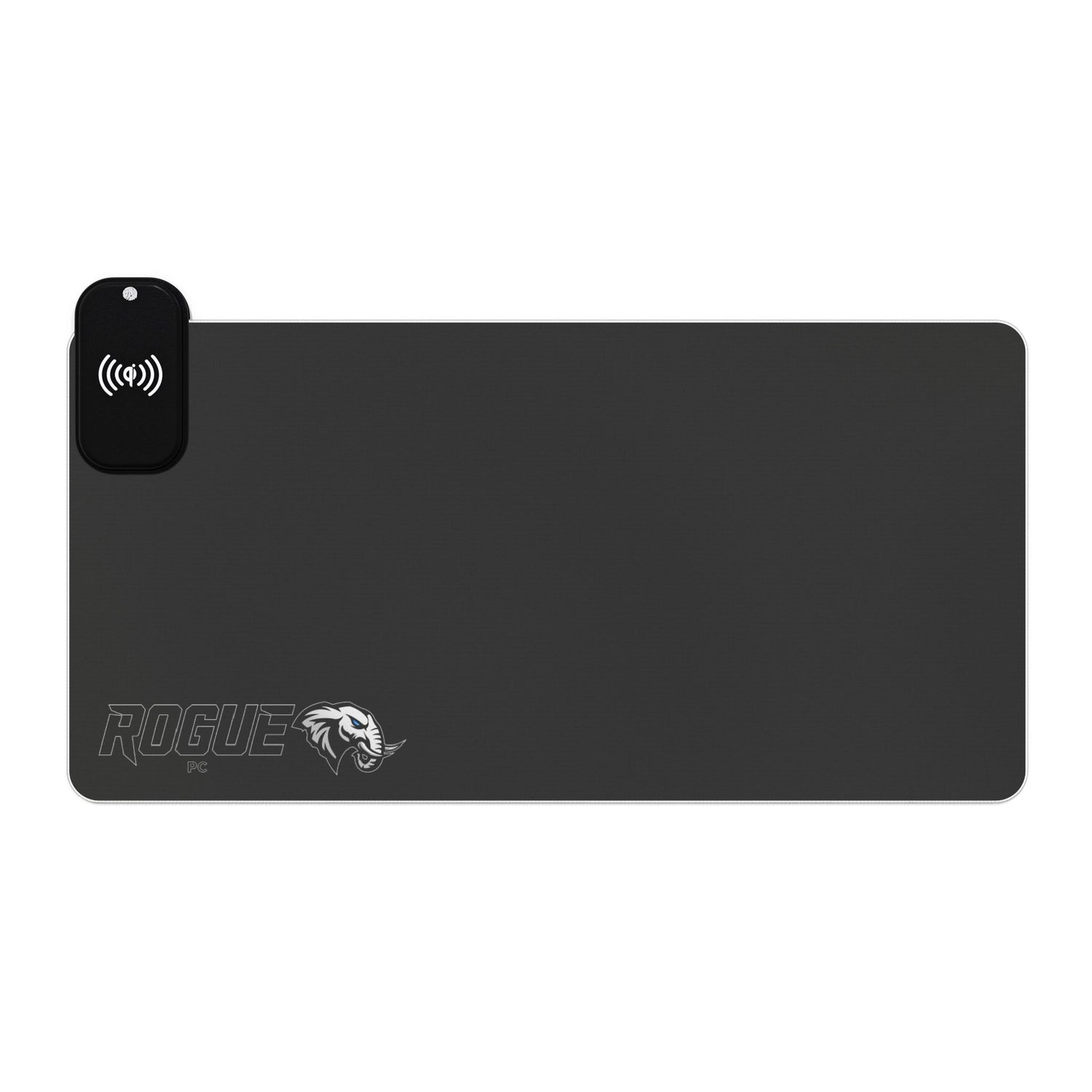LED Wireless Charging Black Rogue Mat-Rogue PC Co.