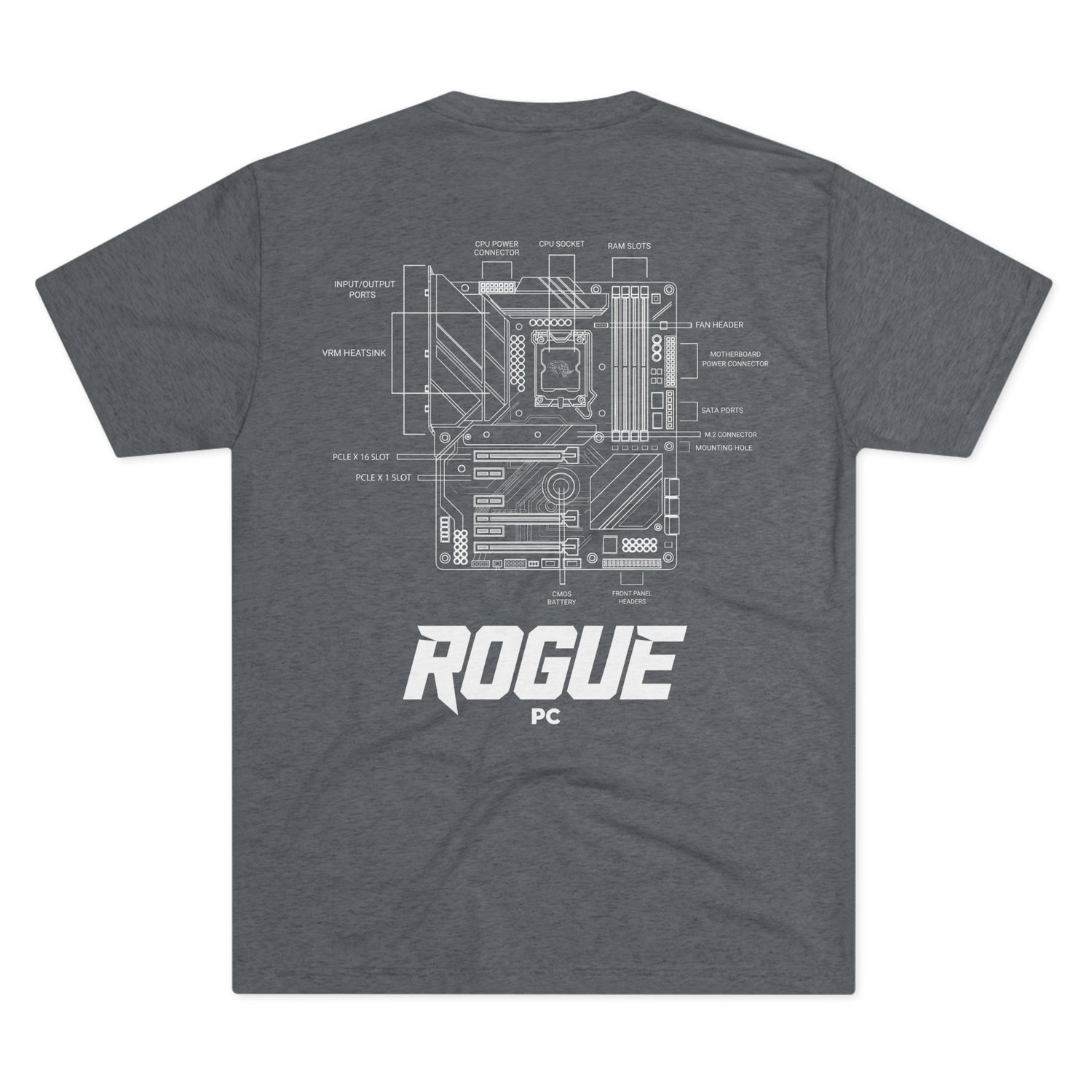 Rogue PC Motherboard Blueprint Tee