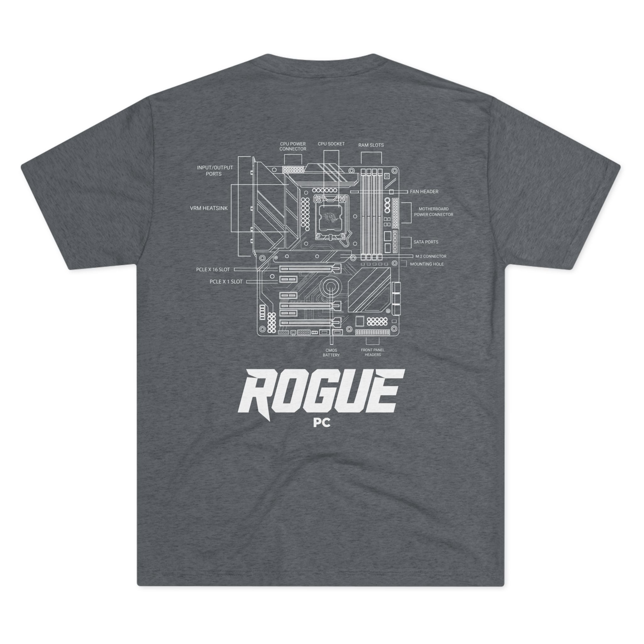 Rogue PC Motherboard Blueprint Tee