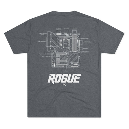 Rogue PC Motherboard Blueprint Tee