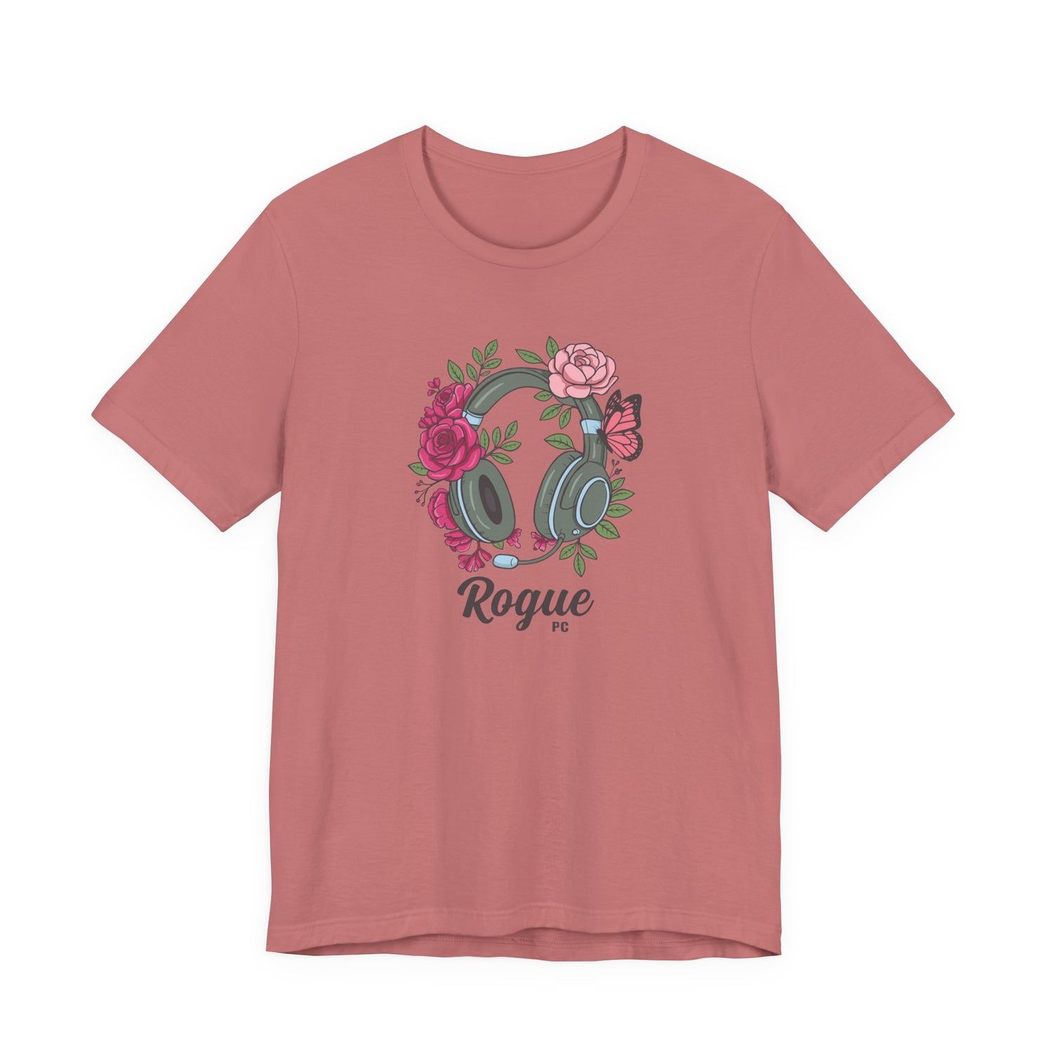 Floral Headset Tee
