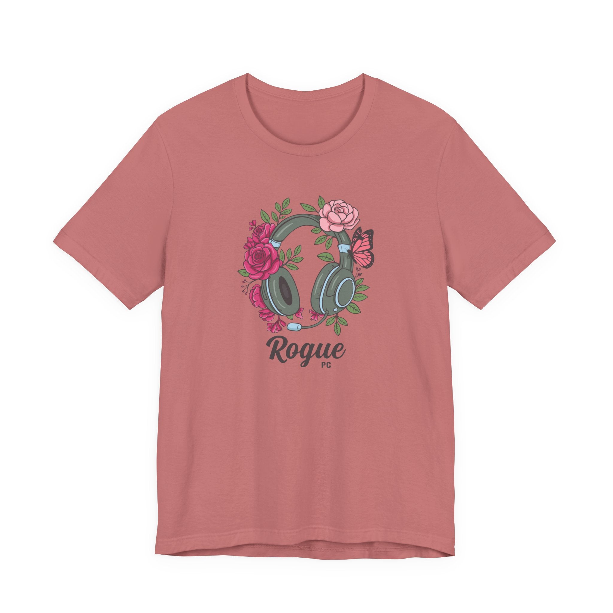 Floral Headset Tee