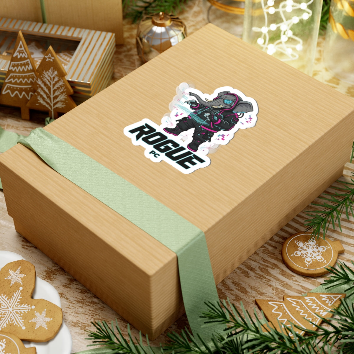 Rogue Cyberpunk Elephant Sticker