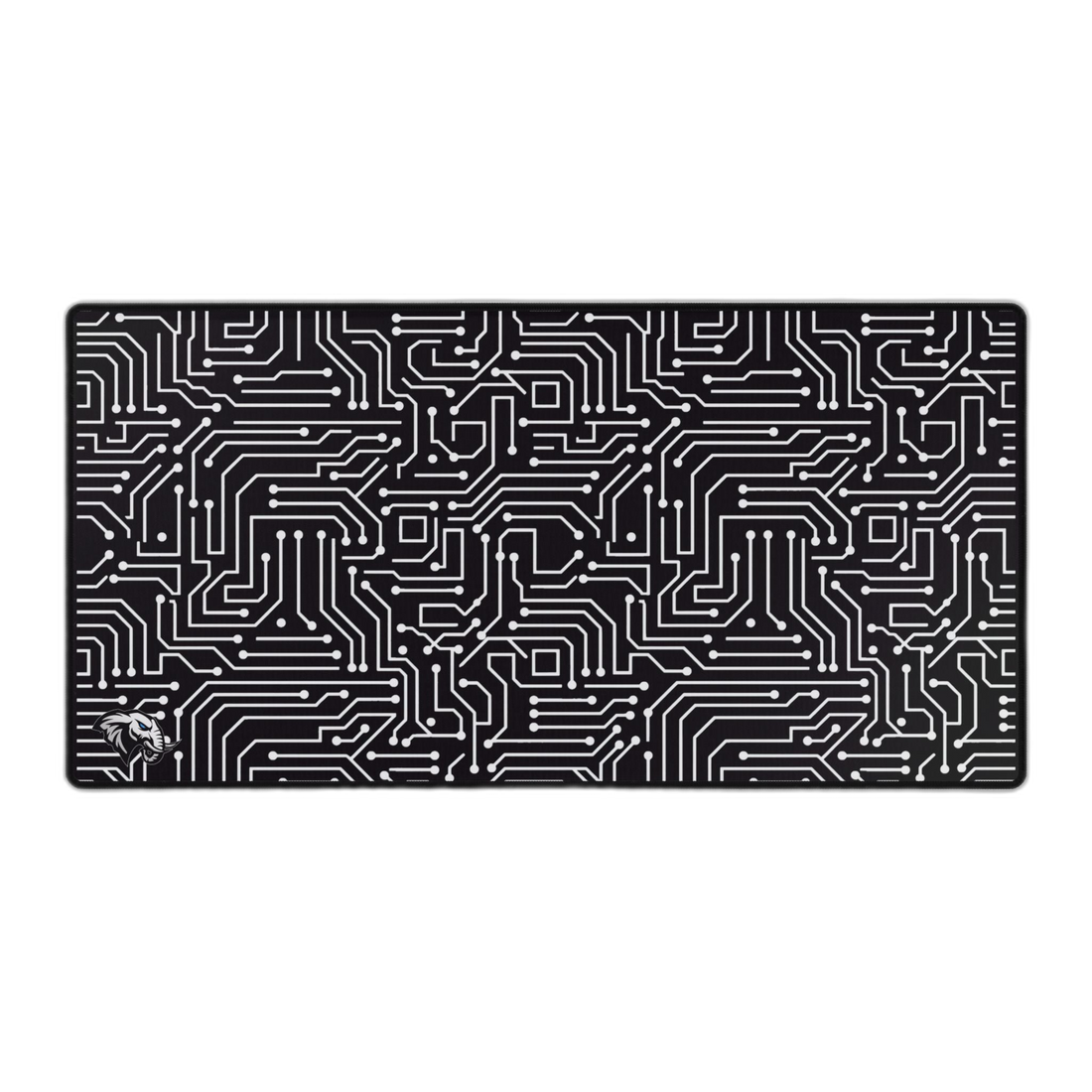 Circuit Board Desk Mat - White