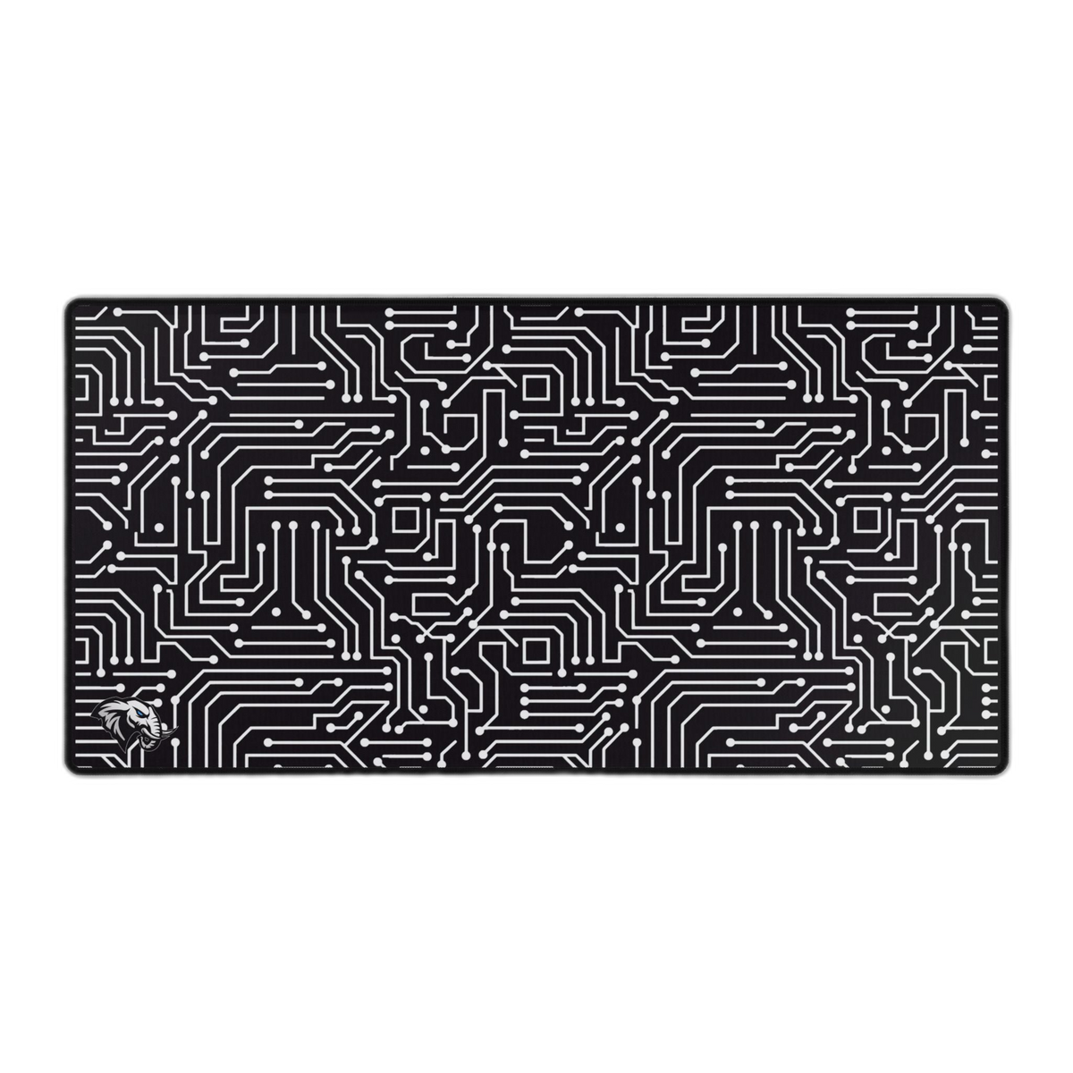 Circuit Board Desk Mat - White