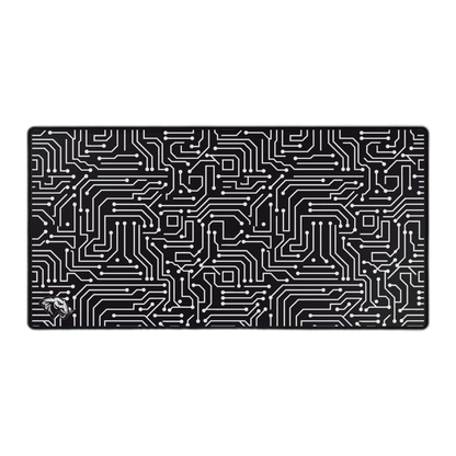 Circuit Board Desk Mat - White