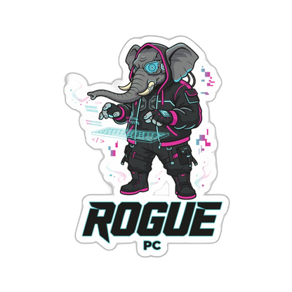 Rogue Cyberpunk Elephant Sticker