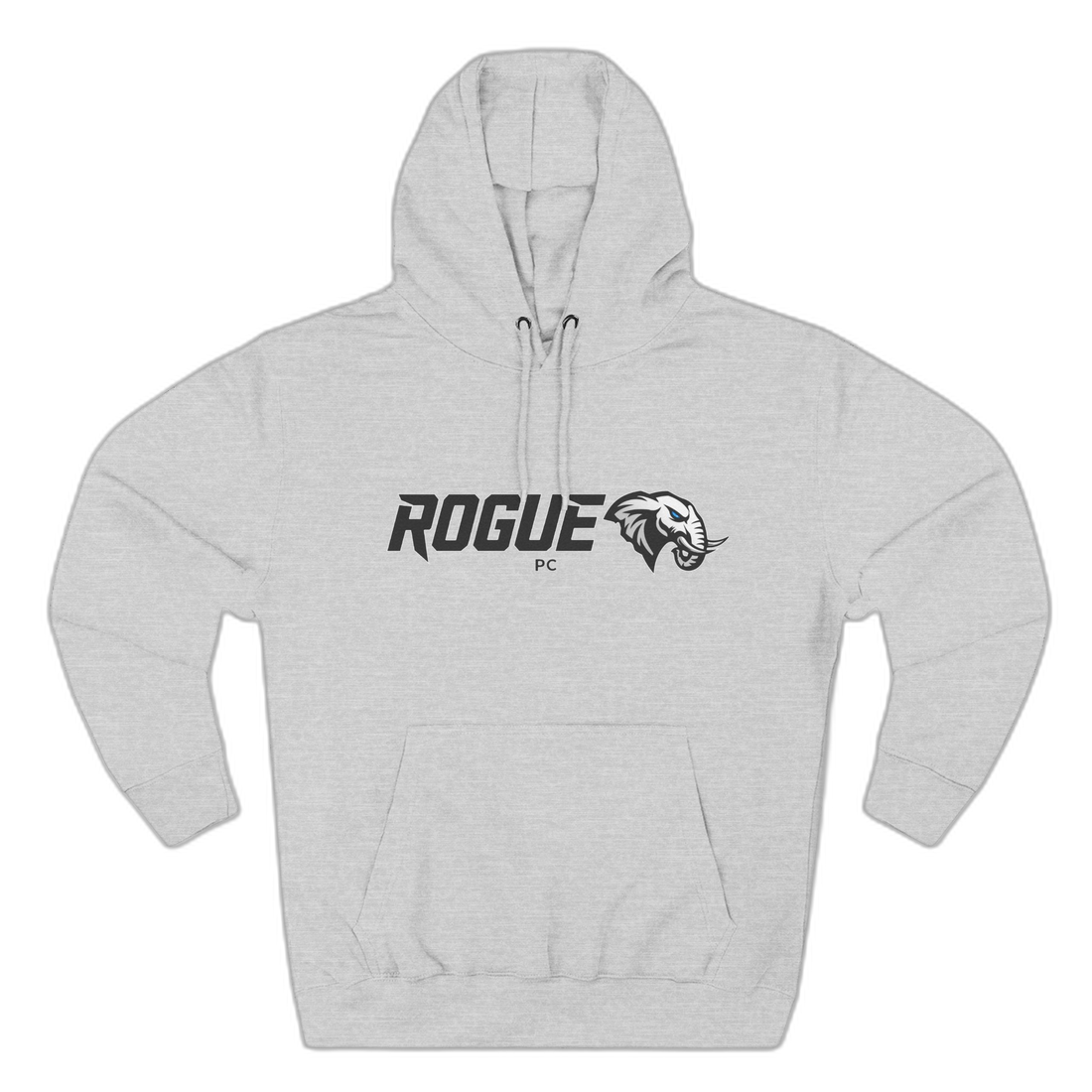 Rogue PC Logo Hoodie - Heather Grey