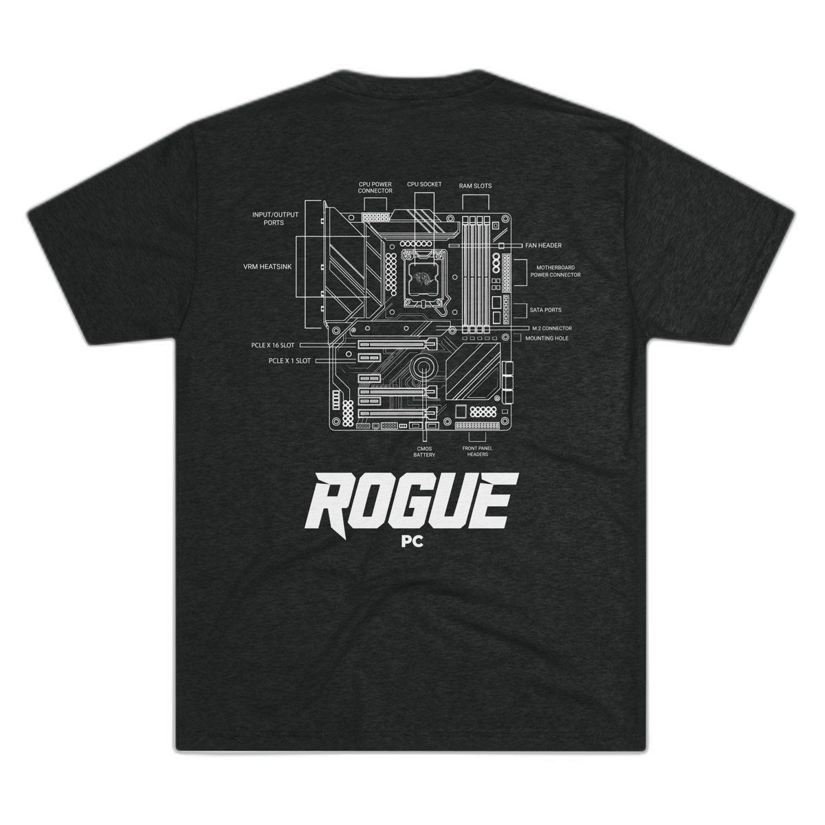 Rogue PC Motherboard Blueprint Tee