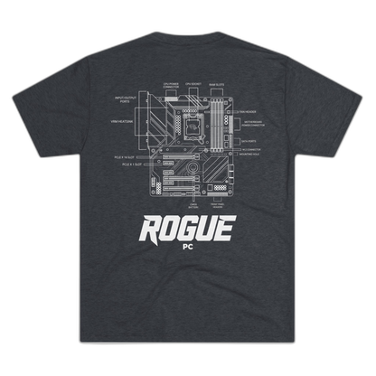 Rogue PC Motherboard Blueprint Tee
