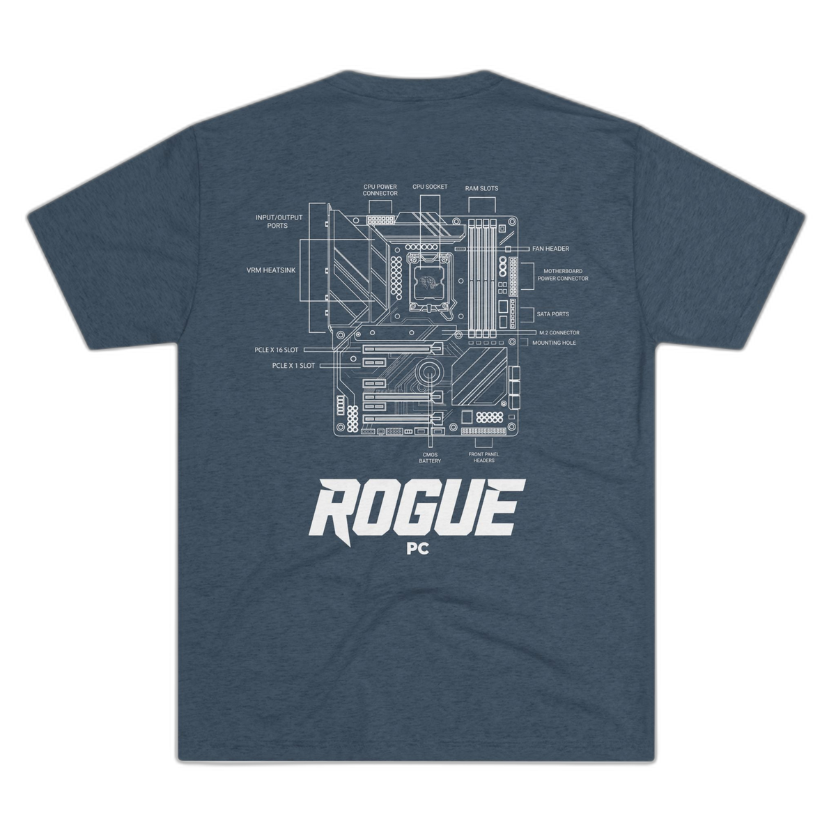 Rogue PC Motherboard Blueprint Tee