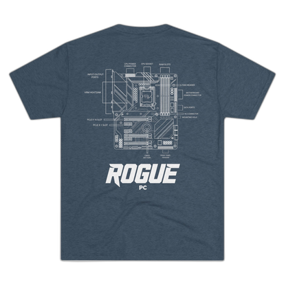 Rogue PC Motherboard Blueprint Tee